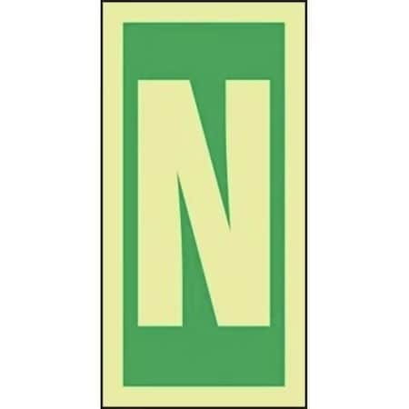 Accuform IMO CHARACTERS 6 X 3 DURA LUMIGLOW MLMR334GE MLMR334GE